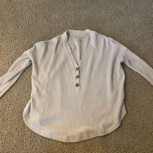 American Eagle Soft & Sexy Waffle Knit Long Sleeve